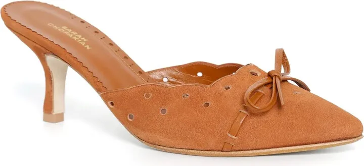 55mm Suede Mules - Image 2