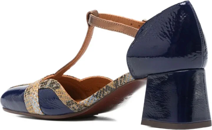 55mm T-Bar Block-Heel Pumps - Image 3