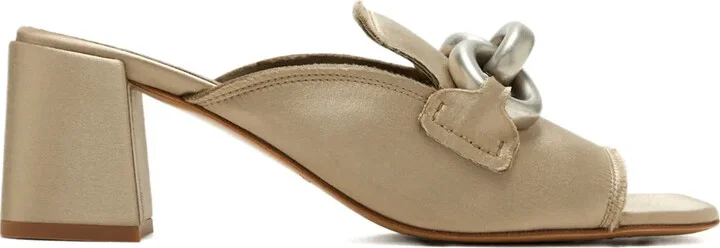 55mm Umitachain-embellished mules