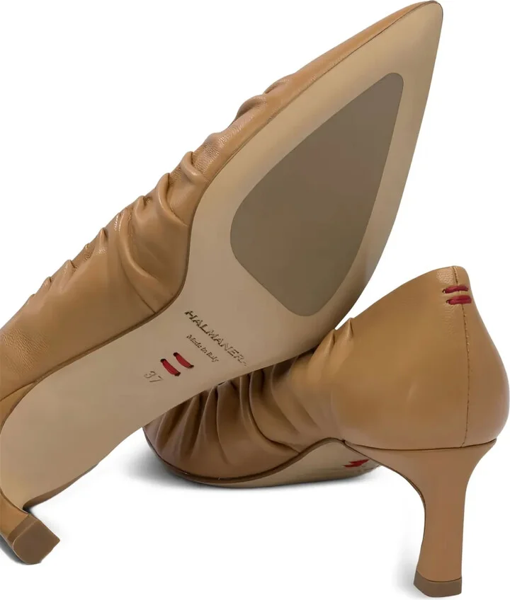 55mm Vale pleated pointed-toe pumps - Image 4