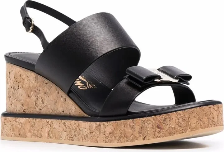 55mm Vara Bow wedge sandals - Image 2