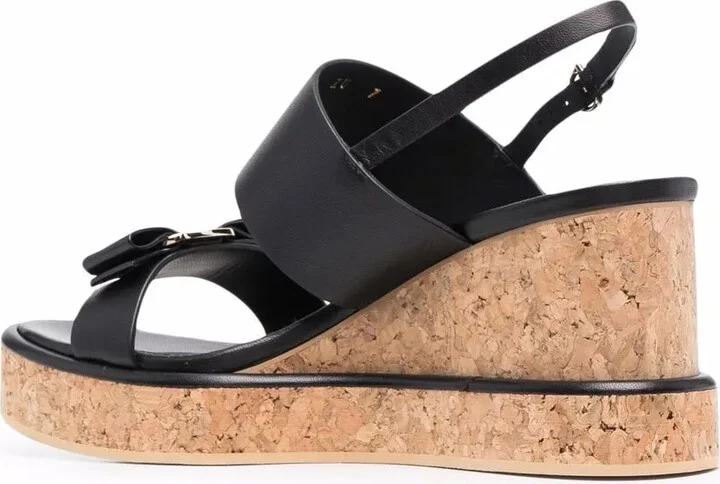 55mm Vara Bow wedge sandals - Image 3
