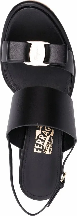 55mm Vara Bow wedge sandals - Image 4