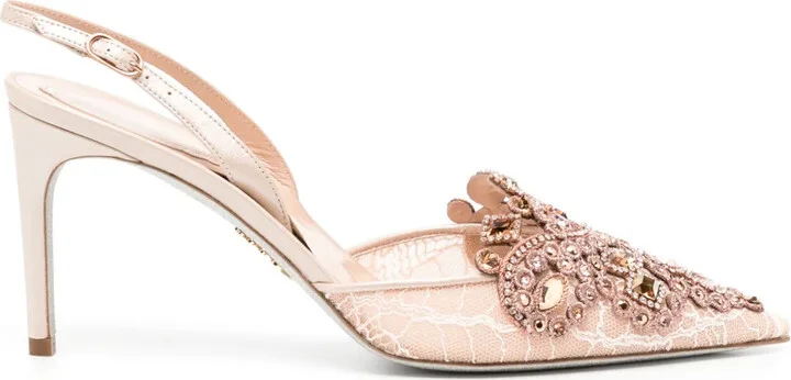 55mm Venezia leather pumps
