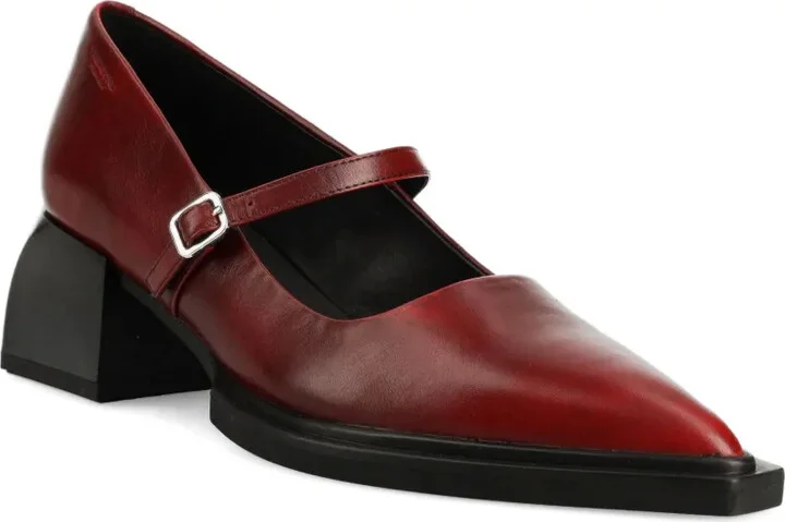 55mm VIvian buckle-strap block-heel pumps - Image 2