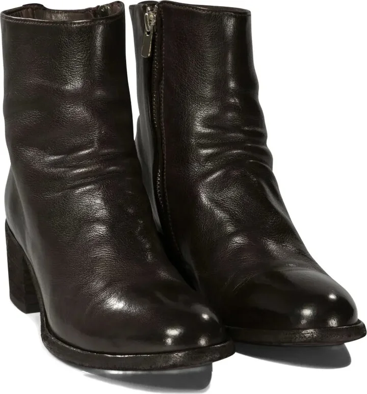 55mm Zip-Detail Block-Heel Boots - Image 2