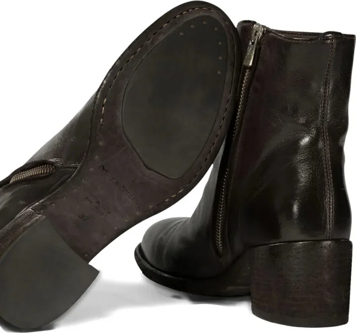 55mm Zip-Detail Block-Heel Boots - Image 3