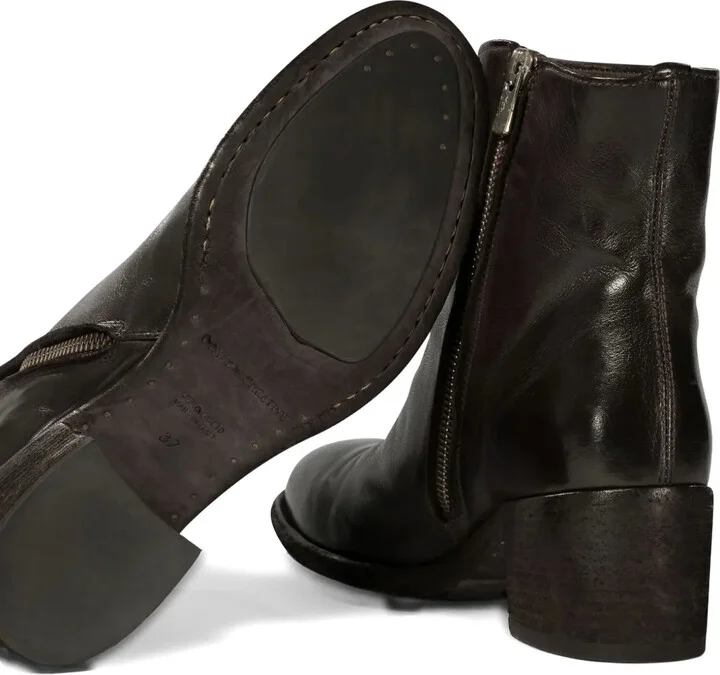 55mm Zip-Detail Block-Heel Boots - Image 4