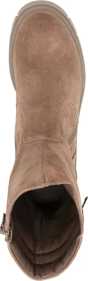 55mm Zip-Detail Platform Boots - Image 4