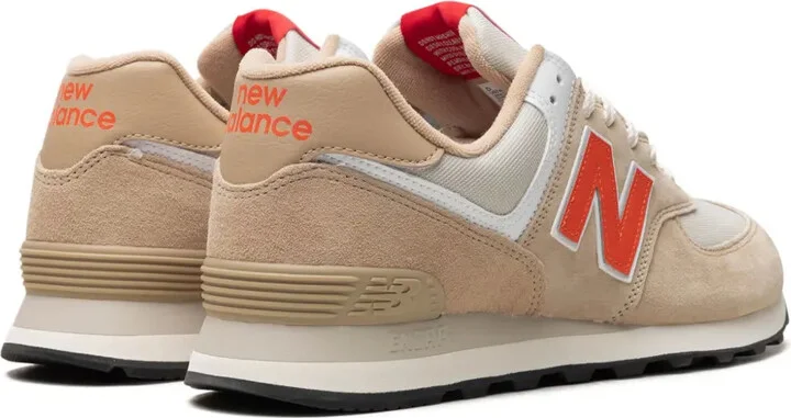 574 "Bone/Orange" sneakers - Image 3