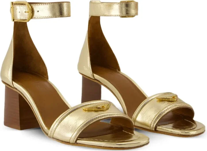 57mm Caprese leather sandals - Image 2