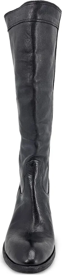 57mm Leather Knee-High Boots - Image 3