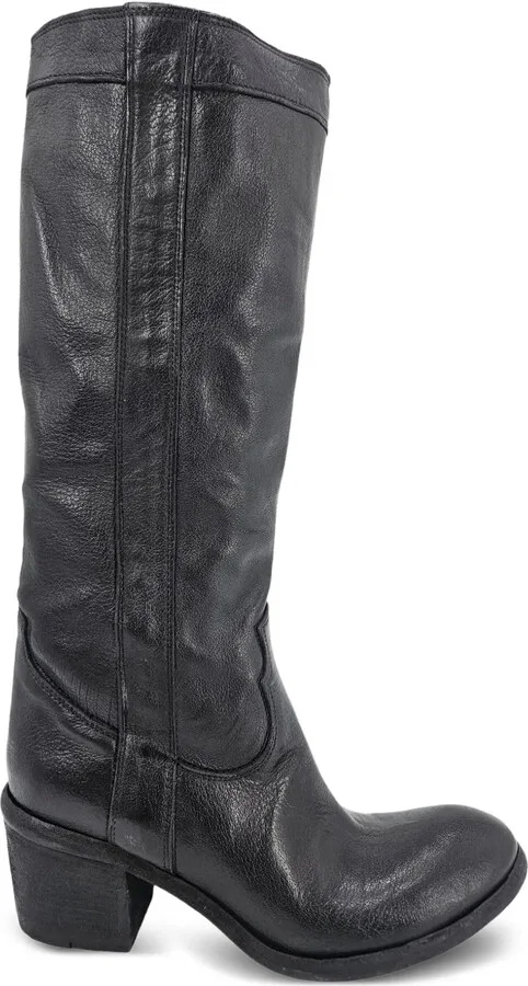 57mm Leather Knee-High Boots