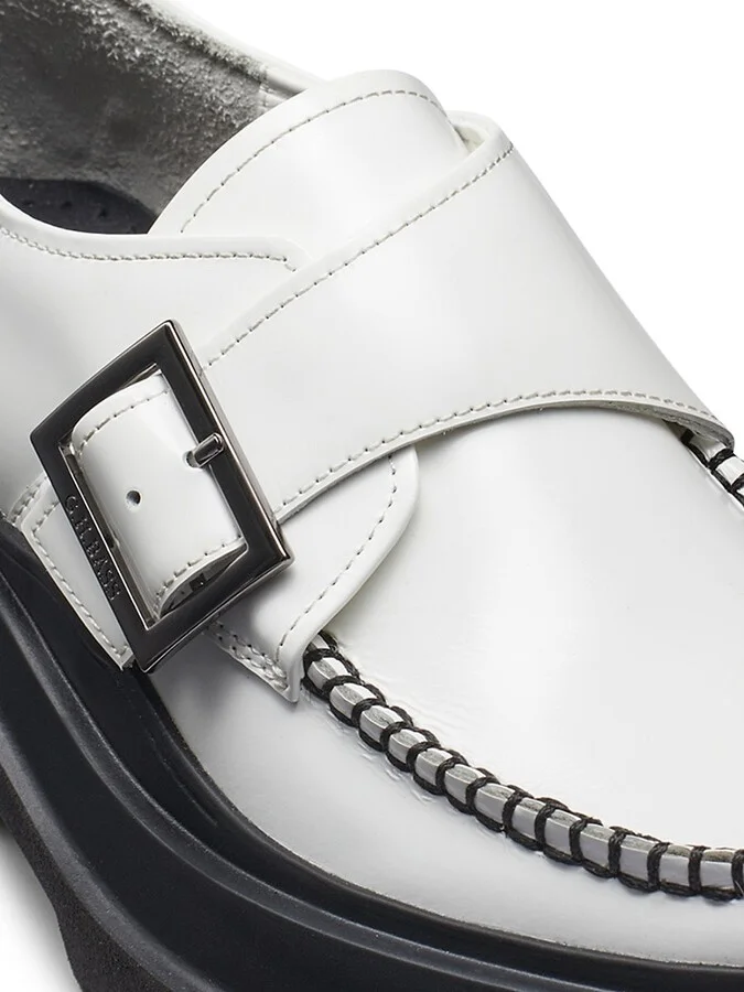 57MM Leather Platform Loafers - Image 6