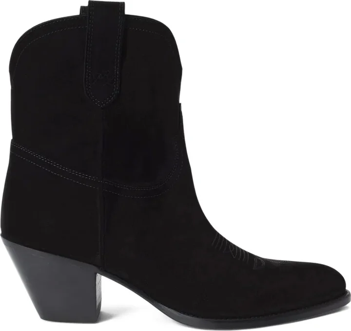 57mm Western cowboy ankle boots