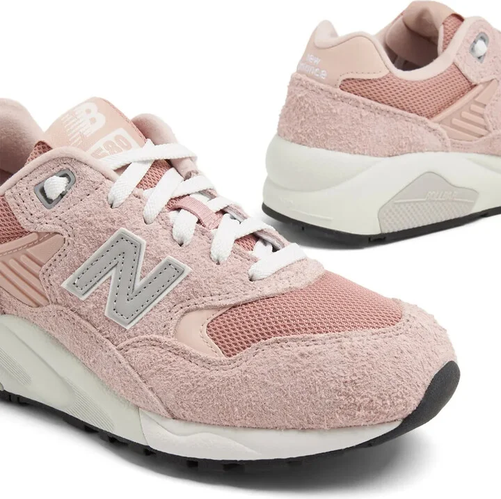 580 Logo-Patch Suede Sneakers - Image 3