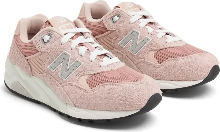 580 Logo-Patch Suede Sneakers - Image 5