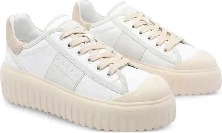 58mm Leather Platform Sneakers - Image 2