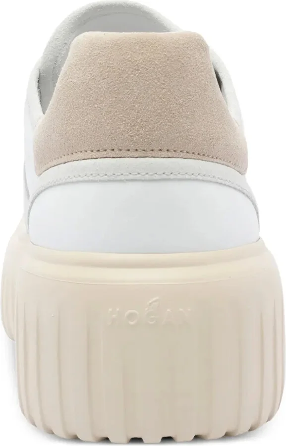 58mm Leather Platform Sneakers - Image 3