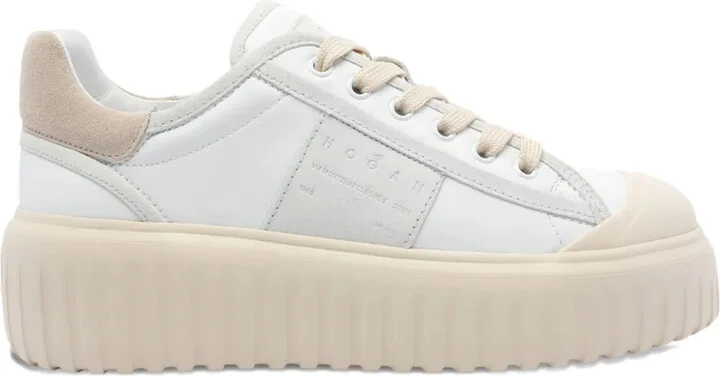 58mm Leather Platform Sneakers
