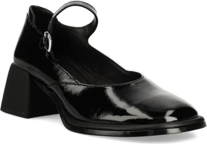 59mm Ansie block-heel pumps