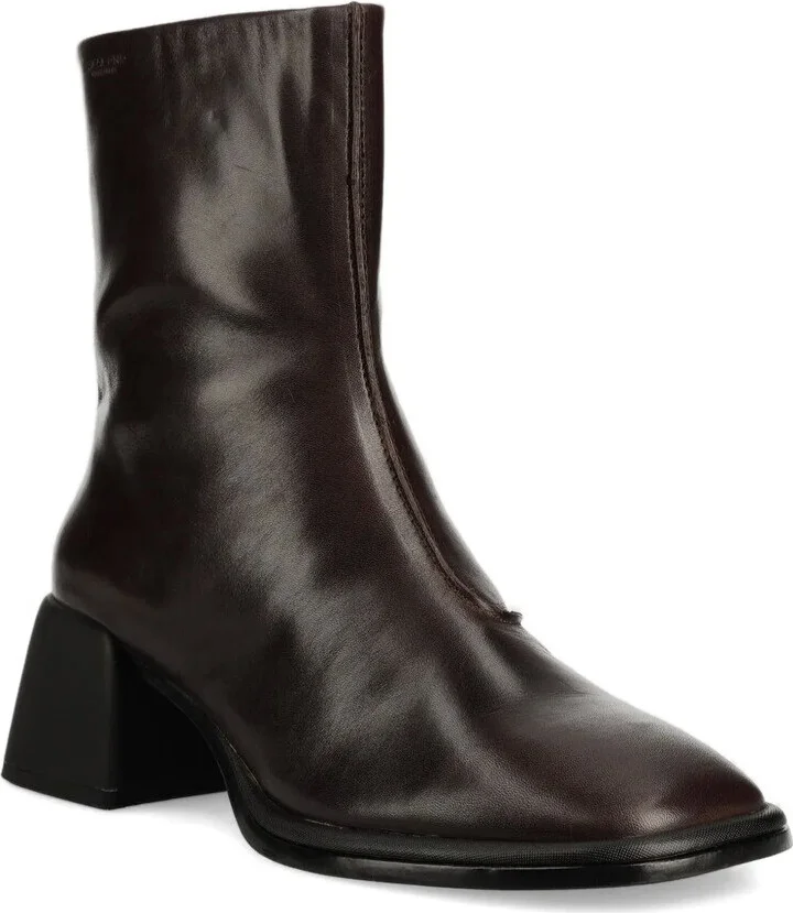 59mm Ansie zipped block-heel boots