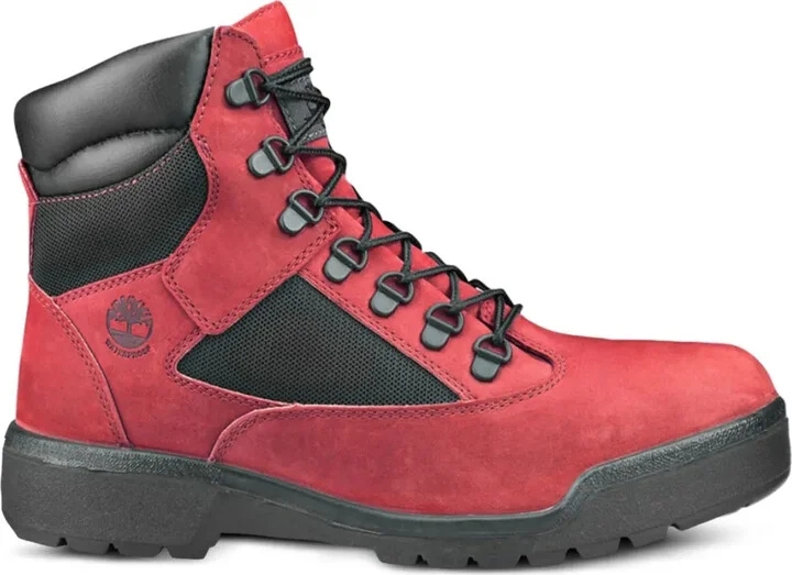 6 Inch Field "Red/Black" boots
