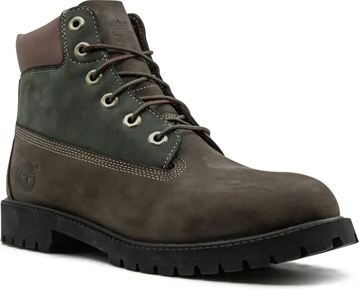 6 Inch Premium "Dark Brown/Green" boots - Image 2
