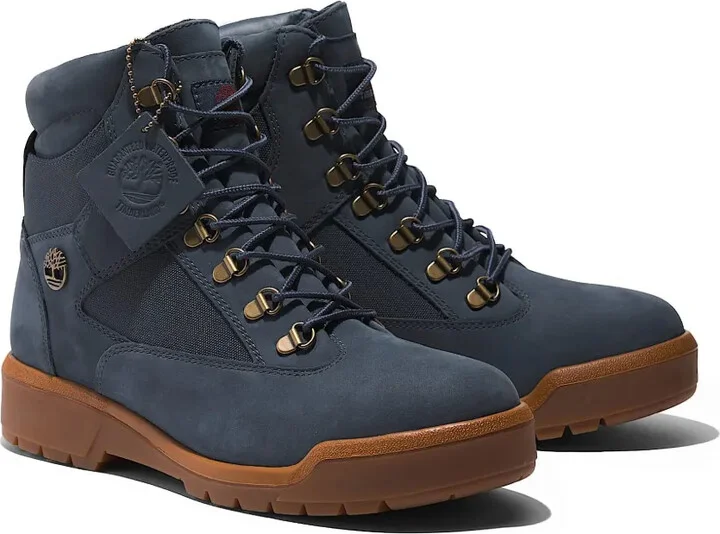 6 Inch Waterproof Field "Dark Blue Nubuck" boots - Image 2