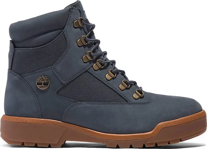 6 Inch Waterproof Field "Dark Blue Nubuck" boots
