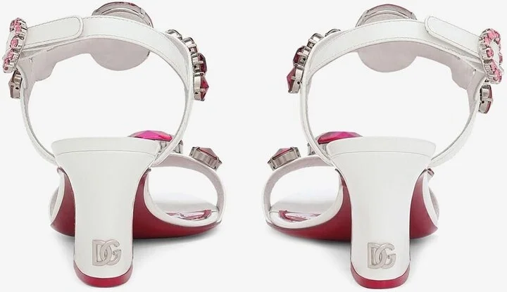60 Embellished Sandals in Patent Leather - Image 3