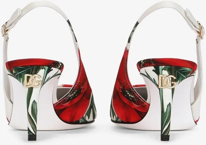 60 Floral Slingback Pumps - Image 2