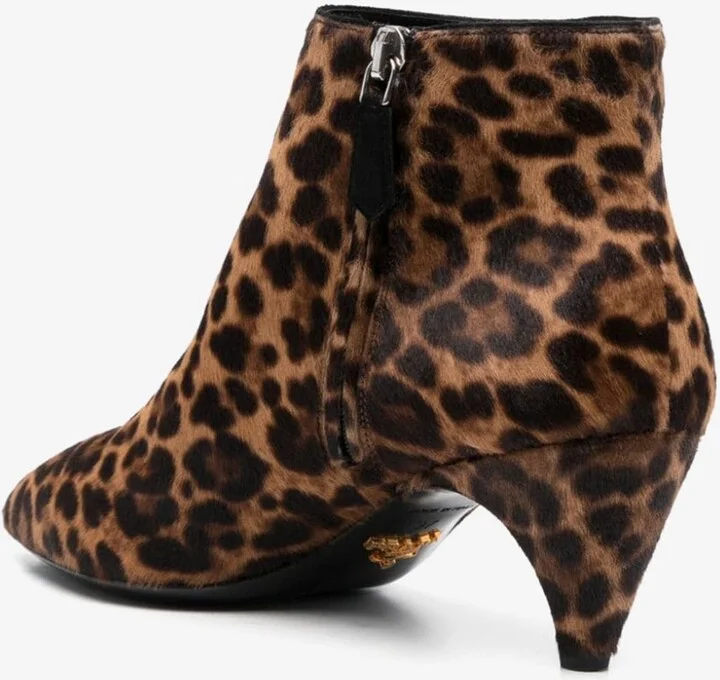 60 Leopard Print Ankle Boots - Image 2