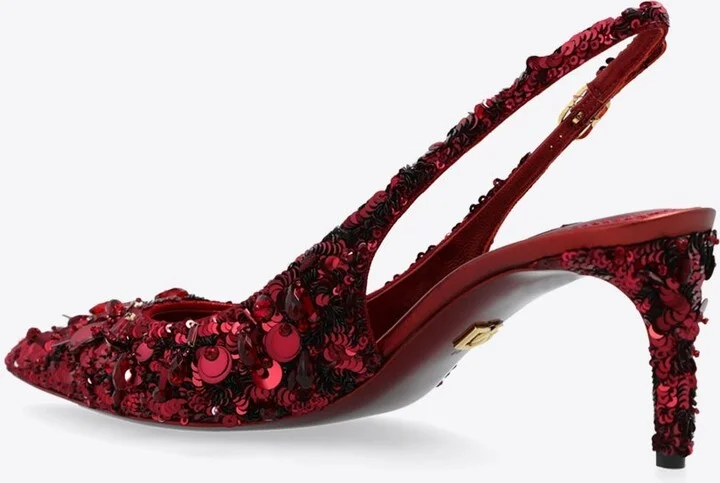 60 Sequined Slingback Pumps - Image 2