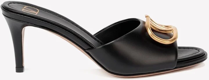 60 VLogo Signature Mules in Calf Leather
