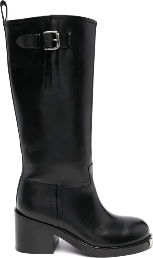 600mm Logo-Debossed Boots