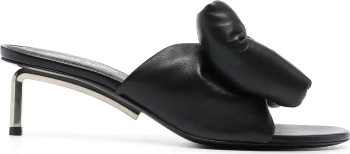 60mm Allen bow-detail leather sandals