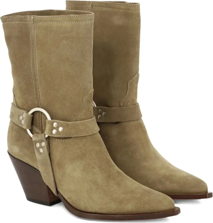 60mm Atoka Belt suede boots - Image 2