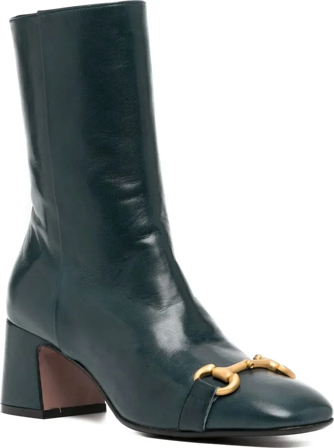 60mm Back Stripe horsebit-detail boots - Image 2
