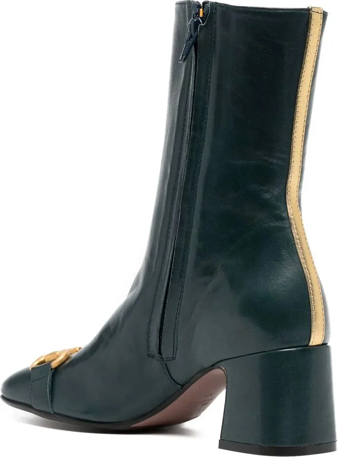 60mm Back Stripe horsebit-detail boots - Image 3