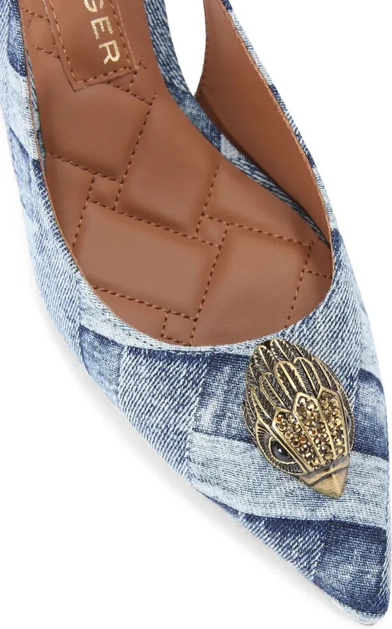 60mm Belgravia denim pumps - Image 2