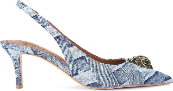 60mm Belgravia denim pumps