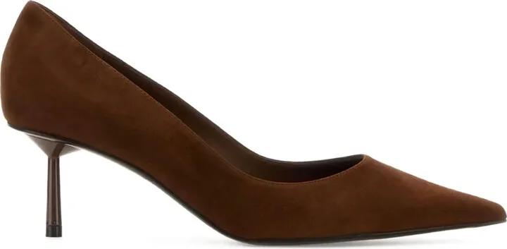 60mm Bella suede pointed-toe pumps