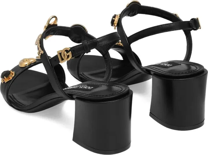 60mm Block-Heel Embellished Sandals - Image 3