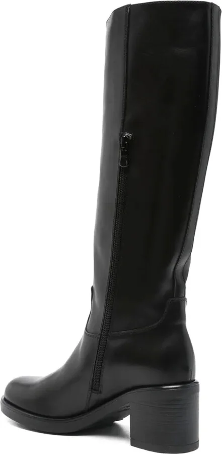 60mm Buckle-Detail Block-Heel Boots - Image 3