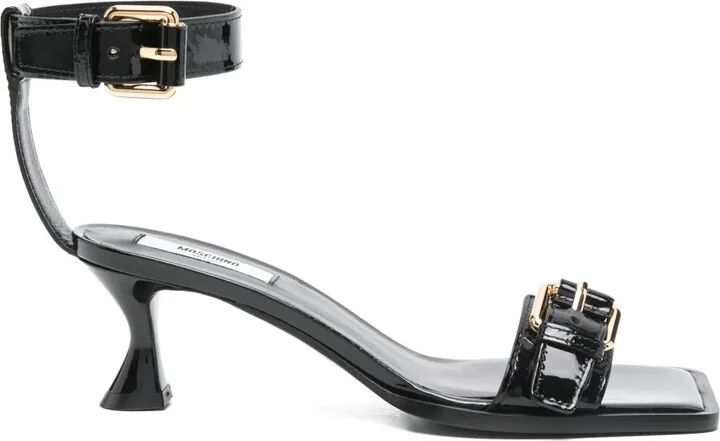 60mm Buckle-Embellished Sandals
