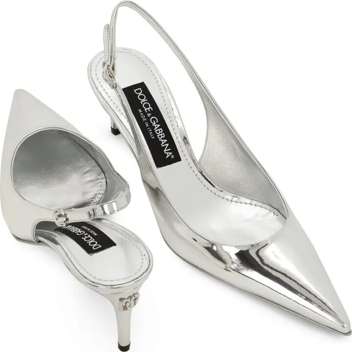 60mm Calfskin Slingback Pumps - Image 4