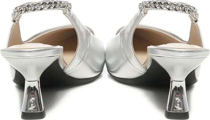 60mm Chain-Embellish Pumps - Image 3