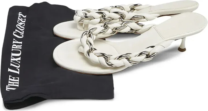 60mm Chain-Embellished Sandals - Image 5