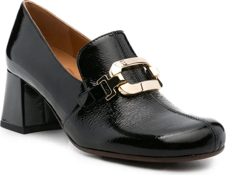 60mm Chain-Link Block-Heel Pumps - Image 2